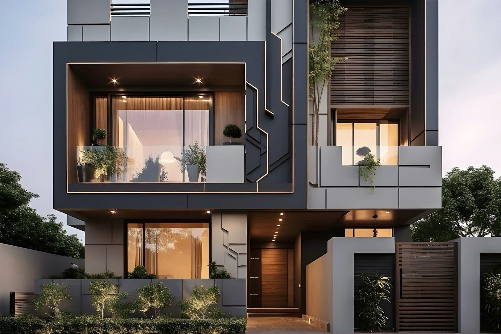 Exteriorul casei, str. Sihastrului 9, Codru